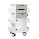 Core DX Cart with Dolphin Gray Drawers and Hinged Door