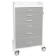 Procedure Cart with Dolphin Gray Drawers