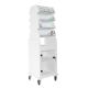 Tall Slanted Suture Medical Cart with Clear Lockable Door