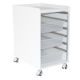 LabFlow Hood Cart Comes with three 4in deep polypropylene trays