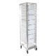 LabFlow Storage Rack 6in Deep PC Trays