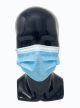 Blue 3-ply Pleated Face Masks with Ear Loop, Blue, 1000/Case
