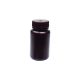 United Scientific™ Reagent Bottle (Wide Mouth) 125 ml, Amber, HDPE