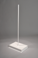 United Scientific™ Support Stand W/Rod, Plastic, 8in X 12in Base, 30in Rod - Center Hole