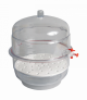 United Scientific™ Desiccator, Vacuum, Clear Base, 6in