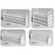 United Scientific™ Plastic Test Tube Racks, 3-Tier, 20mm X 40 Tubes