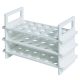 United Scientific™ Plastic Test Tube Racks, 3-Tier, 13mm X 18 Tubes