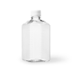 United Scientific™ Media / Storage Bottle, Square, PET With PP Cap, 1000ml