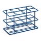 United Scientific® Coated Wire Rack, 50 mL Centrifuge Tubes, 8 Place, Blue