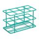 United Scientific® Coated Wire Rack, 50 mL Centrifuge Tubes, 8 Place, Teal