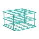 United Scientific® Coated Wire Rack, 50 mL Centrifuge Tubes, 16 Place, Teal