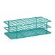 United Scientific® Coated Wire Rack, 10-13 mm Tubes, 72 Place, Teal