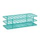 United Scientific®Coated Wire Rack, 13-16 mm Tubes, 40 Place, Teal