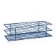 United Scientific® Coated Wire Rack, 20-25 mm Tubes, 40 Place, Blue