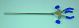 United Scientific™ 3-Prong Extension Clamp, With Rod, Silicone Coated Grips