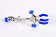 United Scientific™ 3-Prong Extension Clamp, W/Boss Head, Silicone
