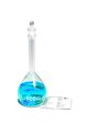 United Scientific™ Volumetric Flask, Class A, Glass Stopper, Batch Cert, 500ml