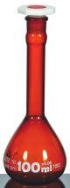 United Scientific™ Volumetric Flasks, Class A, Individually Certified, Wide Mouth, Amber Glass, Qr, 5ml
