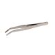 United Scientific™ Stainless Steel Forceps, Angular Blunt, 5in