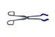 United Scientific™ Flask Tongs, Stainless,With Silicone Coated Grips