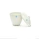 United Scientific™ Porcelain Crucible, Tall Form, With Cover, 250ml