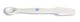 United Scientific™ Spatula With Spoon, Porcelain, 165mm