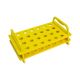 United Scientific™ Rack For Micro Tubes, PC, 24 Places, Yellow