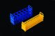 United Scientific™ Test Tube Rack, PC, 16mm Tubes, 31 Places, Yellow