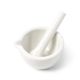 United Scientific™ Mortar & Pestle Set, Porcelain, Fully Glazed, 80Ml