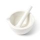 United Scientific™ Mortar & Pestle Set, Porcelain, Fully Glazed, 125Ml