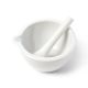 United Scientific™ Mortar & Pestle Set, Porcelain, Fully Glazed, 500Ml