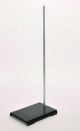 United Scientific™ Heavy Support Stand W/ Rod, Stamped Steel, 5in X 8in Base With 20in Rod