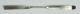 United Scientific™ Spatula, Stainless Steel, One End Flat, One End Bent, 8in