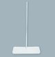 United Scientific™ Support Stands With Rods, Porcelain, 7” X 13”