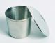 United Scientific™ Crucibles, Stainless Steel, With Lid, 30ml