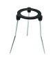 United Scientific™ Tripod Stand, Cast Iron, 4 1/4in Ring, 9in Height