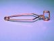 United Scientific™ Test Tube Clamp, Brass Wire, With Finger Grips