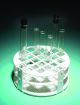 United Scientific™ Plastic Test Tube Rack, Round, 24-Tube