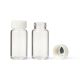 United Scientific® Scintillation Vials, 20 mL, With Attached White Urea Cap (Size 22-400) And Cork Foil Liner