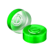 20 mm Seal, Ctr Tear-Out, Alum Grn, Unln
