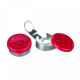 20 mm Seal, Red Flip Tear Cap, Alum, Unl