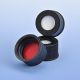 SCREW THREAD CLOSURES, Red PTFE/White Silicone w/x slit, Yellow, 13-425, CS1000 PP Open Top