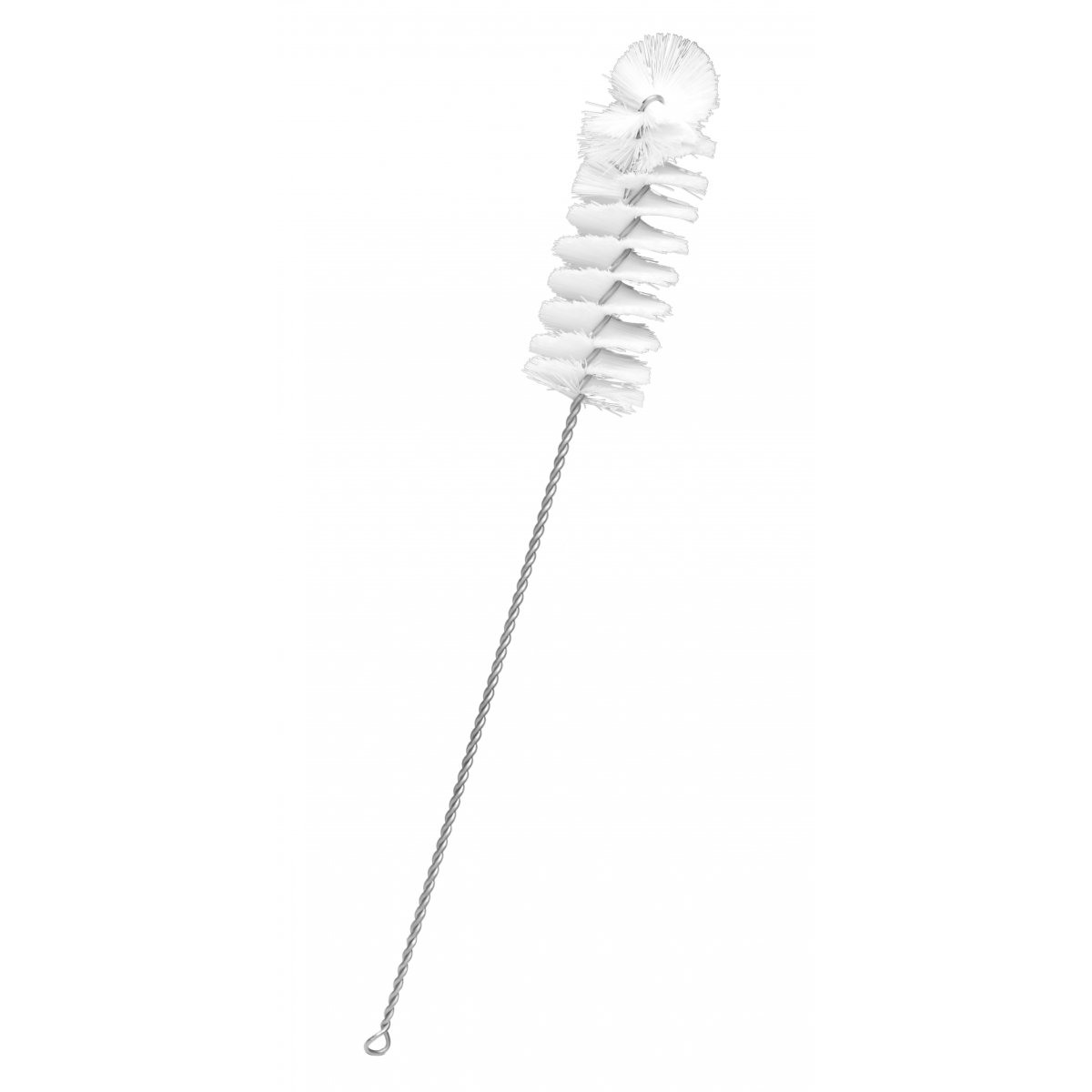 Brush Test tube - Nylon, with fan shaped end, L 100mm, dia 35mm, total length 280mm