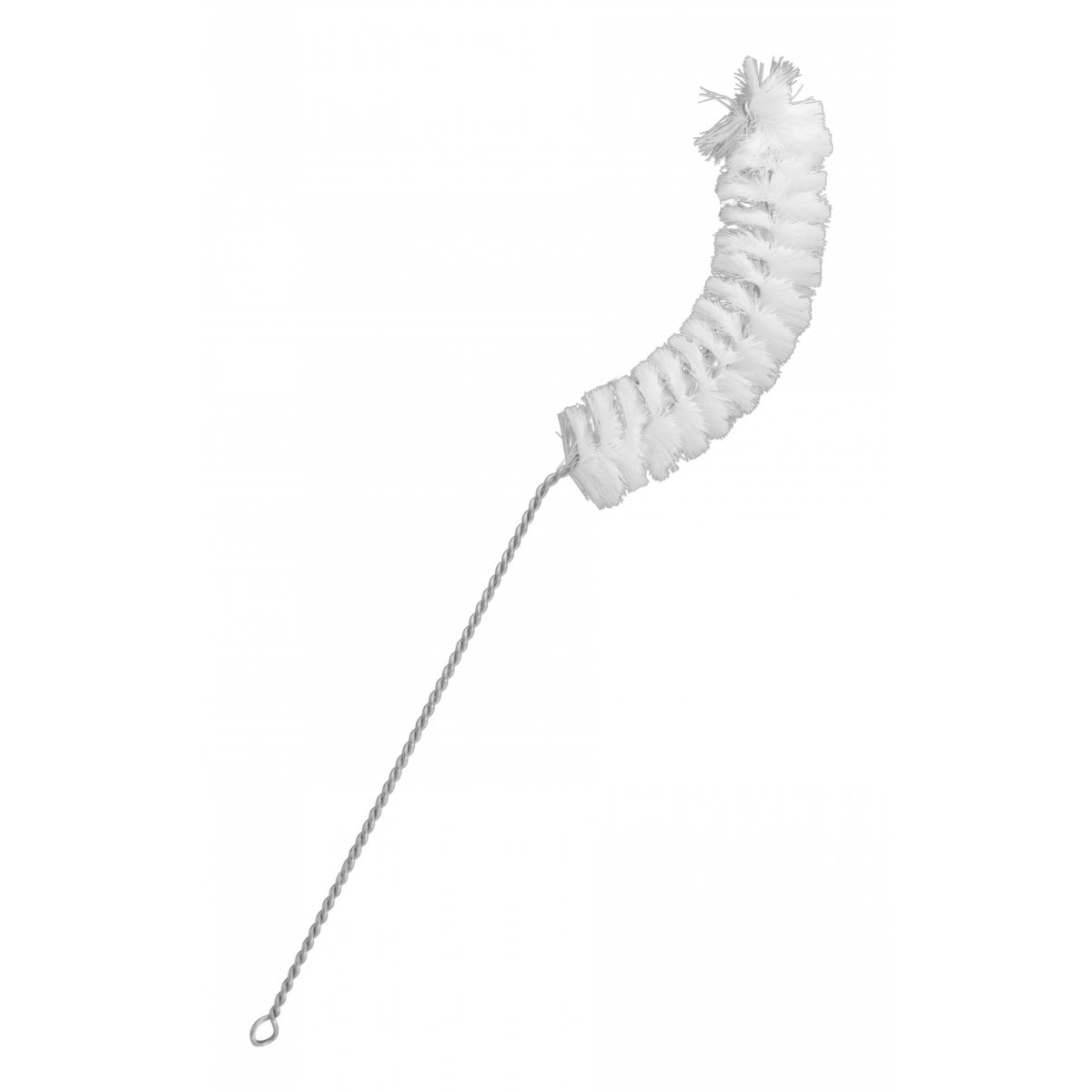 Brush Flask - Nylon, on stainless steel wire handle, overall length 330mm