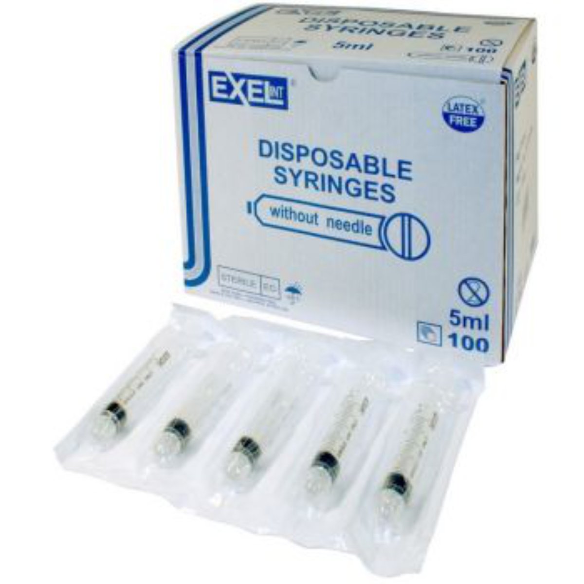 5 to 6mL Luer Lock Syringe w/Cap, Sterile, CS800