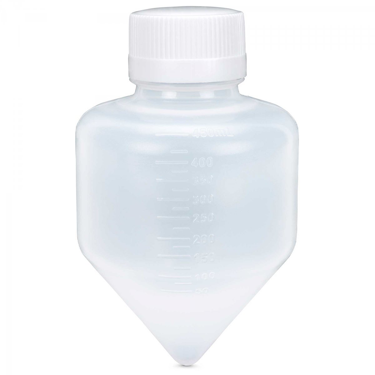 Centrifuge Tube, Large Volume, 500mL, STERILE, Attached Screw Cap, PP, 6/Bag
