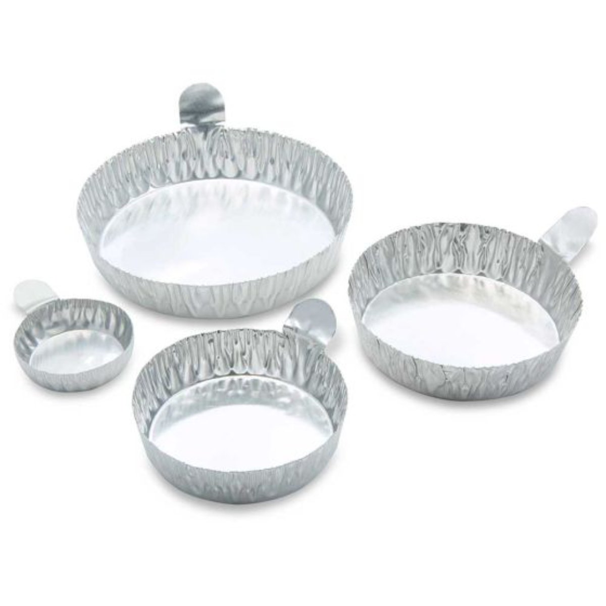 Aluminum Dish, 43mm, 1.0g , 20mL, Crimped Side with Tab, 100/Pack, 10 Packs/Unit