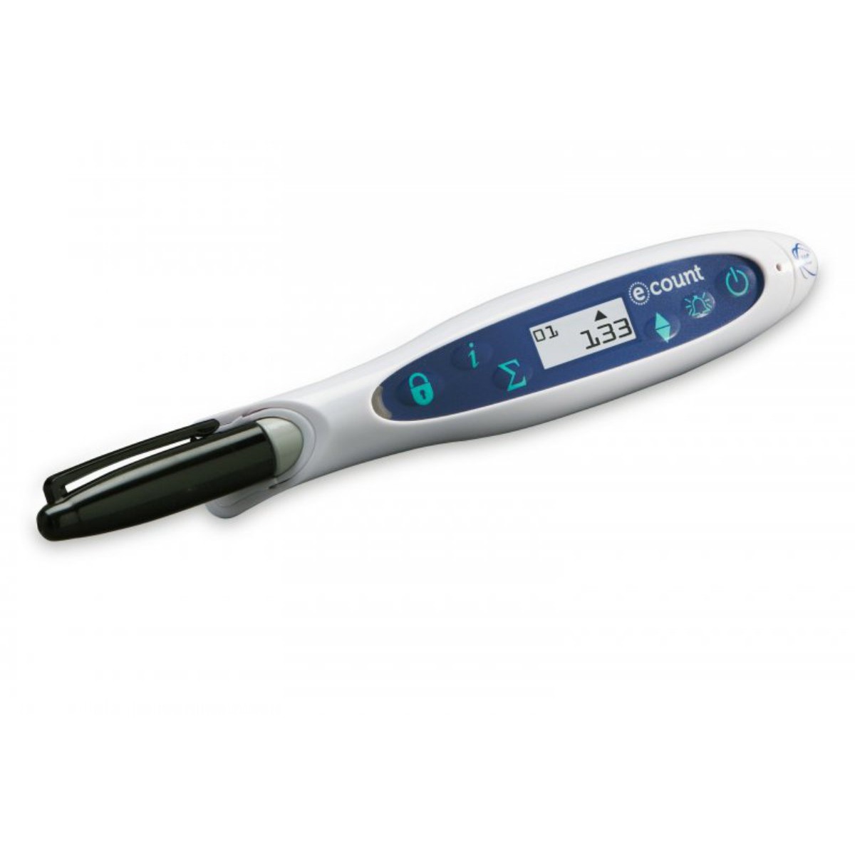 eCount Colony Counter with Pen, White/Blue