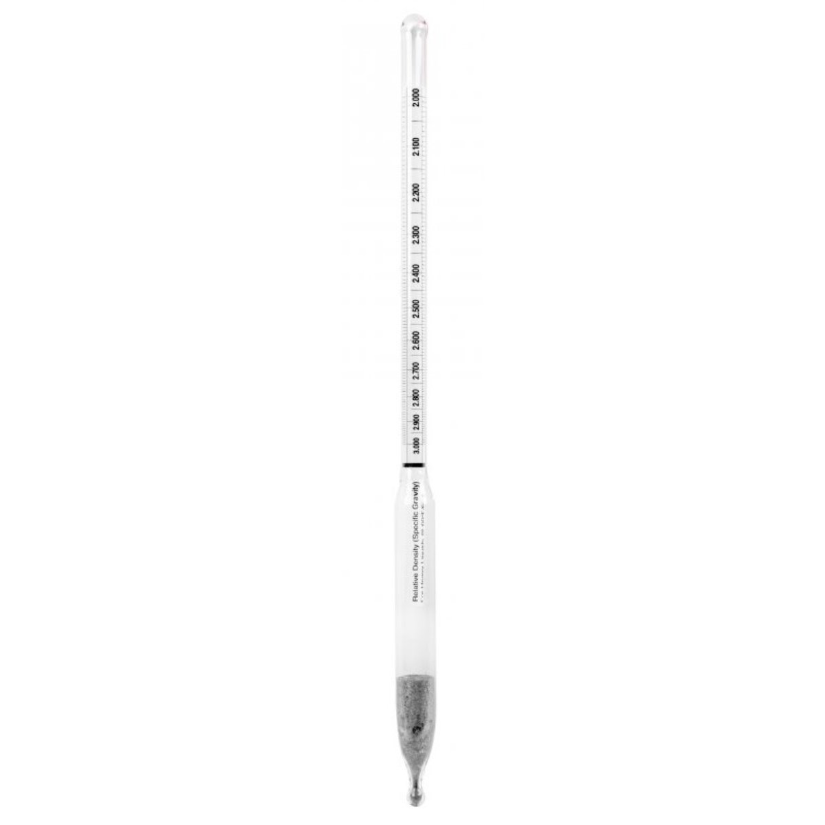 Specific Gravity Hydrometer, 2.000 to 3.000, 0.010 subdivisions, 305 mm