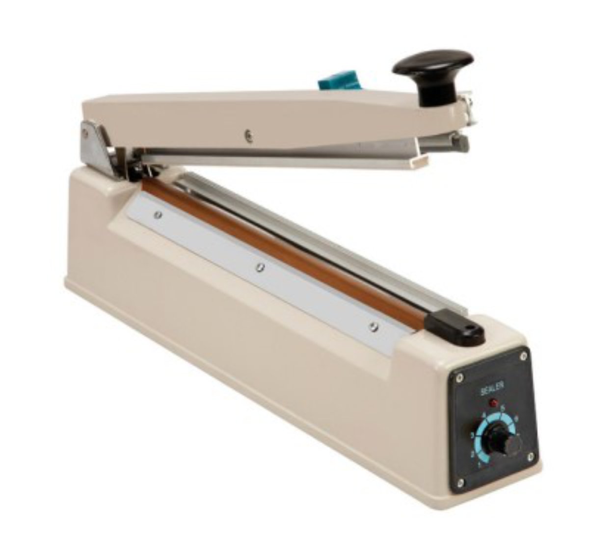 Bag Sealer 305mm 220/240 Volt with Cutter Cont. Europe Plug, Grey